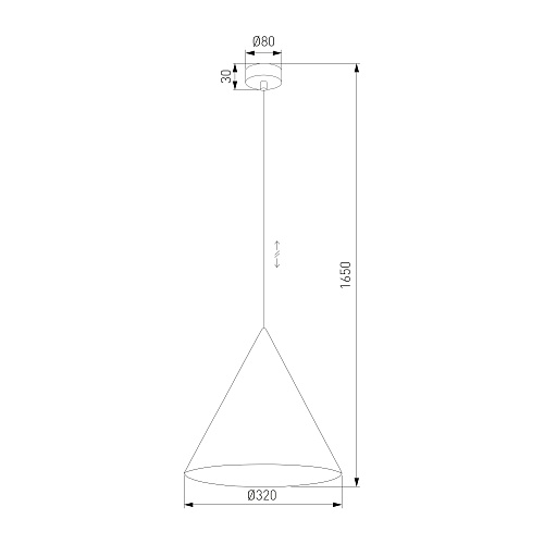 картинка TK Lighting Подвесной светильник 10038 Cono