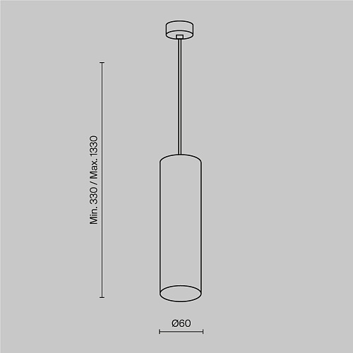 картинка Maytoni Подвесной светильник Фокус / Focus GU10х1