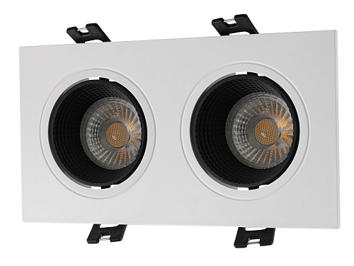 картинка Denkirs Точечный встраиваемый светильник  DK3072-WH+BK