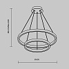 картинка Maytoni Подвесной светильник Рим / Rim 3000-4000К 56Вт