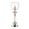 картинка ODEON LIGHT 4855/1T CLASSIC ODL_EX21 137 золото/разноцветн./керамика/стекло Настольная лампа E14 1*4