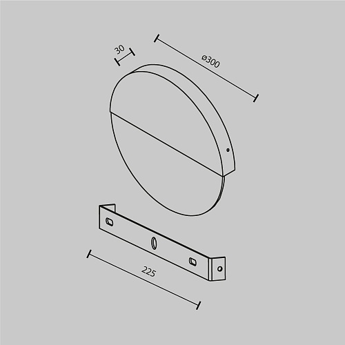 картинка Maytoni Настенный светильник (бра) Юпитер / Jupiter 3000К 13Вт