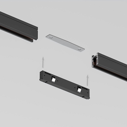 картинка Elektrostandard Mini Magnetic Прямой коннектор черный 95131/00