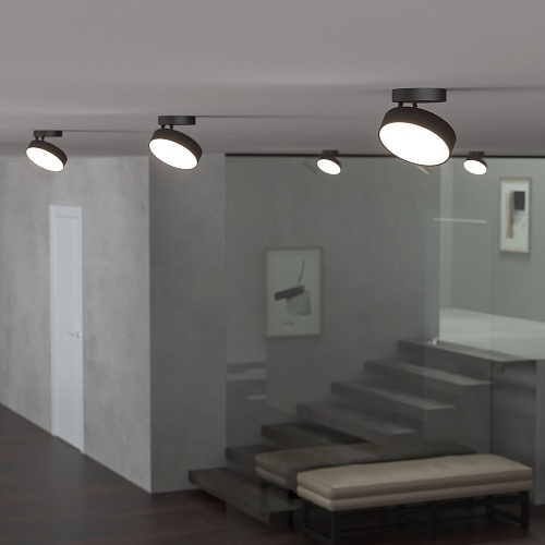 картинка Elektrostandard Накладной светодиодный светильник Pila черный 25135/LED
