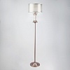 картинка Eurosvet Классический торшер с абажуром 01046/1 сатин-никель