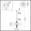 картинка ODEON LIGHT 5405/6 MODERN ODL_EX23 123 золотой/серый/зеленый/белый матовый металл/керамика/стекло Лю