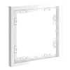 картинка Рамка пластиковая VOLTUM S70 на 1 пост, (белый глянцевый)