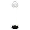 картинка LUMION 8274/1F CLASSI LN26 045 никель/белый/серый, металл/керамика/ткань Торшер Е27 1*60W 220V VERMO