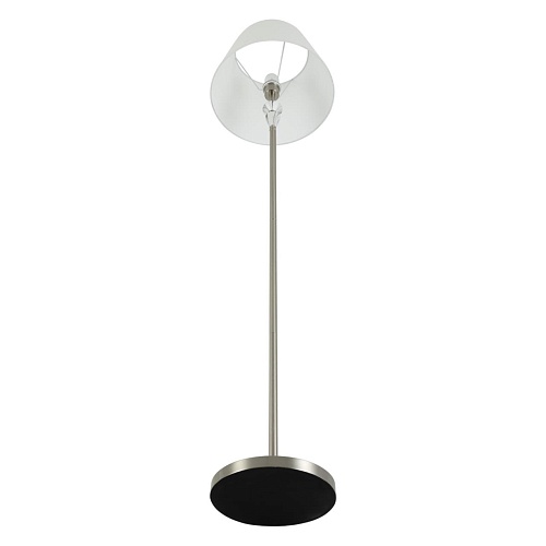 картинка LUMION 8274/1F CLASSI LN26 045 никель/белый/серый, металл/керамика/ткань Торшер Е27 1*60W 220V VERMO