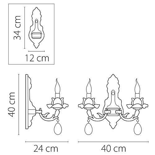 картинка Lightstar Бра Anemone  714624