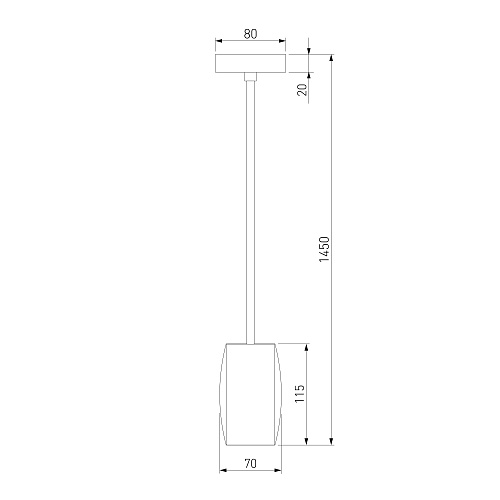 картинка Eurosvet Подвесной светильник 50246/1 LED/ хром