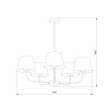 картинка TK Lighting Подвесная люстра 3989 Chicago