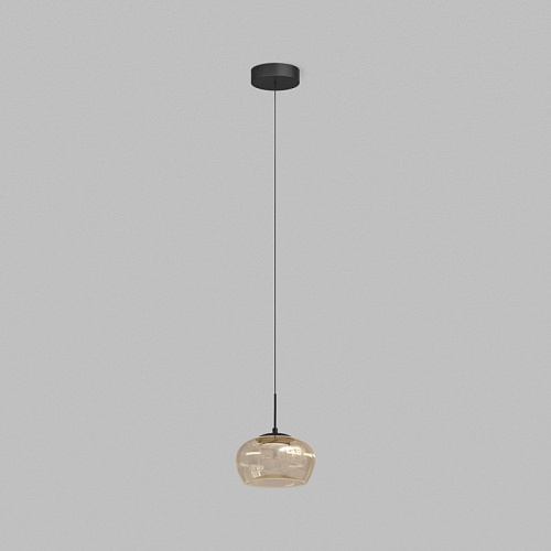 картинка Denkirs Подвесной светильник FLOA DK6741-BK+AM
