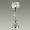 картинка ODEON LIGHT 4855/1T CLASSIC ODL_EX21 137 золото/разноцветн./керамика/стекло Настольная лампа E14 1*4