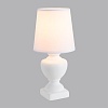 картинка LUMION 8163/1T CLASSI LN26 483 белый, керамика/текстиль Настольная лампа E14 1*40W 220V BIANKA