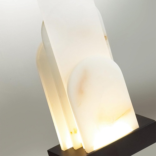 картинка ODEON LIGHT 5438/12TL HIGHTECH ODL_EX25 081 черный/металл/смола под алебастр /акрил Настольная лампа