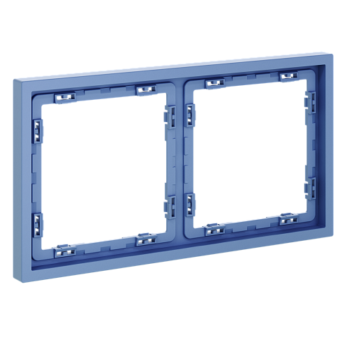 картинка Рамка пластиковая VOLTUM S70 на 2 поста, (деним)