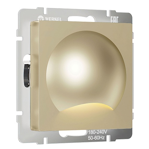 картинка WERKEL Встраиваемая LED подсветка МУН (шампань) W1154411