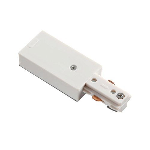 картинка NOVOTECH 135014 PORT NT18 255 белый Токопровод (подвод питания) для однофазного трехжильного шинопро