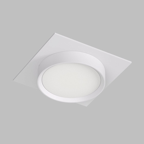 картинка Denkirs  Точечный встраиваемый светильник FLAT DK2091-WH