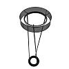 картинка LUMION 8370/30FL LEDIO LN26 304 черный, металл/силикон Торшер LED 30W 3000/4000/6000K 220V ALVA