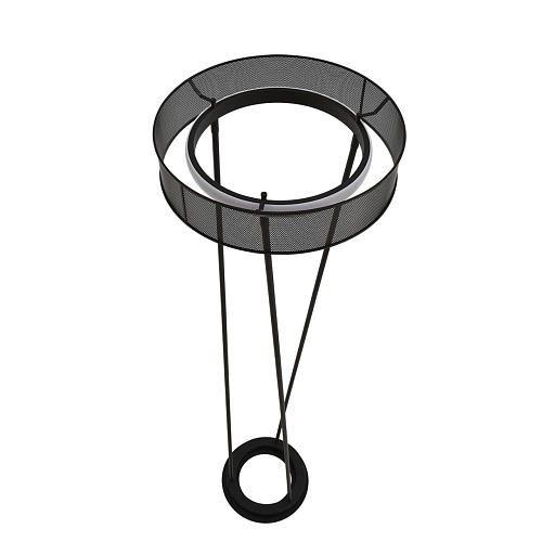 картинка LUMION 8370/30FL LEDIO LN26 304 черный, металл/силикон Торшер LED 30W 3000/4000/6000K 220V ALVA