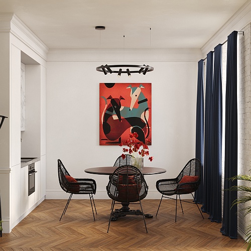 картинка Maytoni Подвесной светильник Спутник / Satellite 3000-4000К 40Вт