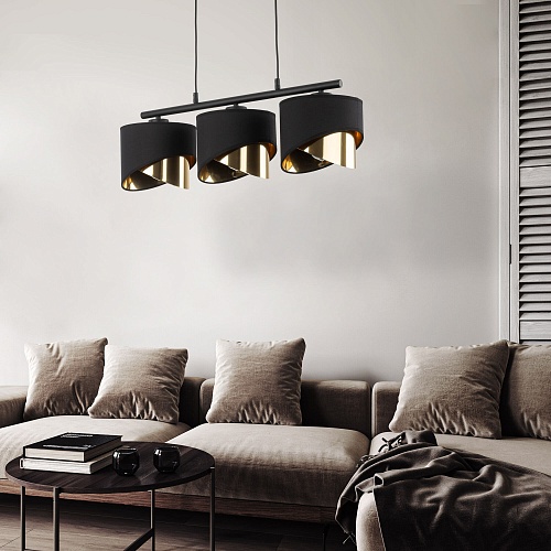 картинка TK Lighting Подвесной светильник с тканевыми плафонами 4824