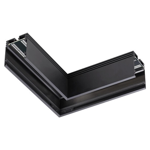 картинка NOVOTECH 135030 SHINO NT19 080 черный Соединитель для низковольтного шинопровода  L-образный для IP2