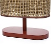картинка LUMION 8202/1T COUNTY LN26 512 кофейный/коричневый, дерево/текстиль Настольная лампа E27 1*60W 220V 