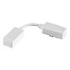 картинка NOVOTECH 135224 SHINO NT23 180 белый Гибкий соединитель-токопровод для низковольтного шинопровода вс