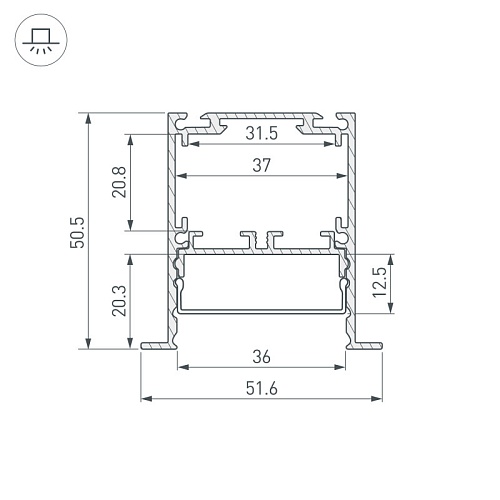 картинка Arlight Профиль  044682