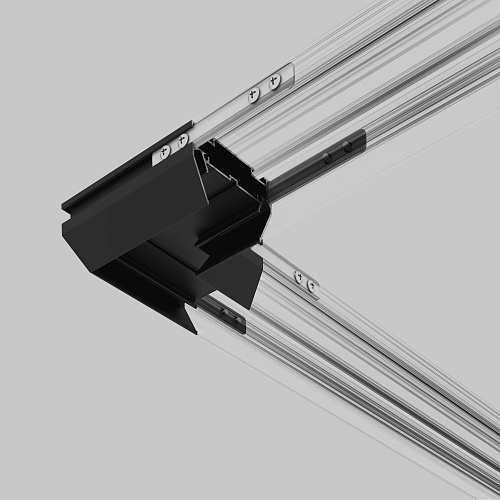 картинка Elektrostandard Basic System Коннектор угловой для монтажа в натяжной потолок однофазного шинопровод