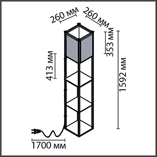 картинка LUMION 8090/1F COMFI LN26 460 кофейный/белый, дерево/текстиль Торшер Е27 1*60W 220V PRACTIC