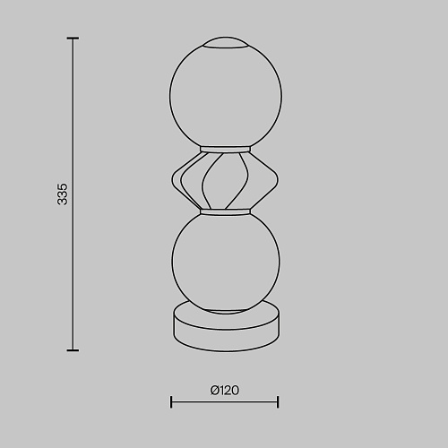 картинка Maytoni Настольный светильник Брошь / Brosche 3000К 10Вт