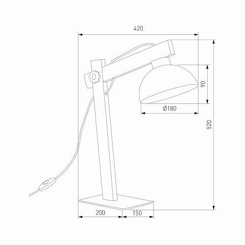картинка TK Lighting Настольный светильник 5788 Oslo