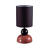 картинка LUMION 8127/1T COMFI LN26 509 коричневый/черный, керамика/текстиль Настольная лампа E27 1*60W 220V O