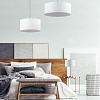 картинка LUMION 3745/1T MODERNI LN26 525 никель/белый, металл/текстиль Настольная лампа E27 60W 220V NIKKI