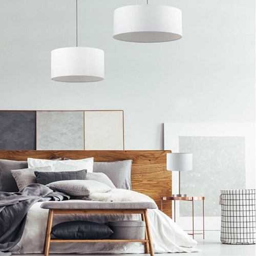 картинка LUMION 3745/1T MODERNI LN26 525 никель/белый, металл/текстиль Настольная лампа E27 60W 220V NIKKI