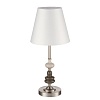 картинка LUMION 8283/1T CLASSI LN26 051 никель/белый, металл/керамика/текстиль Настольная лампа Е14 1*40W 220