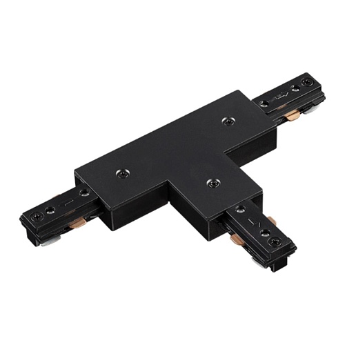 картинка NOVOTECH 135011 PORT NT18 255 черный Соединитель с токопроводом T-образный для однофазного трехжильн