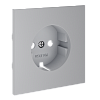 картинка Voltum Накладка для розетки с заземлением, S70 (серый)