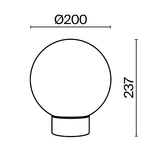 картинка Maytoni Настольный светильник Базовая форма / Basic form E14х1