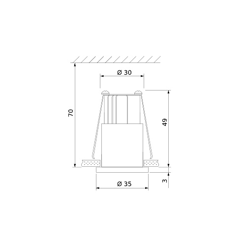 картинка Elektrostandard Встраиваемый точечный светодиодный светильник 15269/LED
