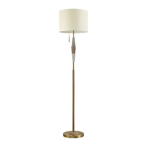 картинка ODEON LIGHT 5403/1FA CLASSIC ODL_EX24 119 бронзовый/светло-коричневый/кремовый/металл/керамика/ткань