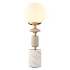 картинка LUMION 6580/1T CLASSI LN26 36 французское золото, серый/белый металл, керамика/стекло Лампа настольн