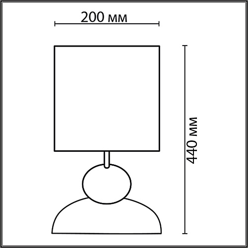 картинка LUMION 8127/1T COMFI LN26 509 коричневый/черный, керамика/текстиль Настольная лампа E27 1*60W 220V O