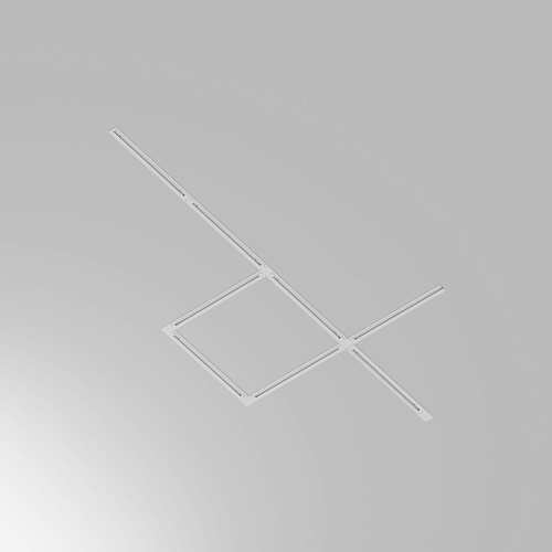 картинка Maytoni Шинопровод 1м Unity встраиваемый белый