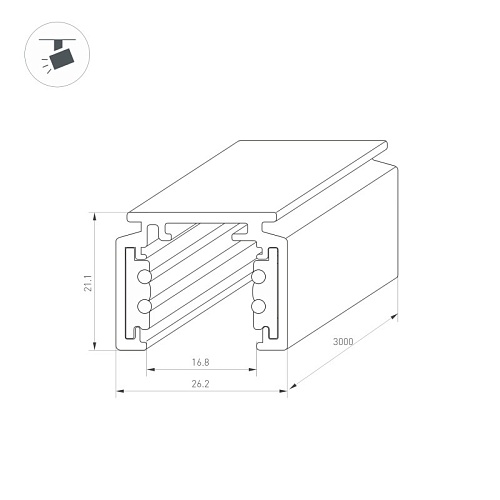 картинка Arlight Шинопровод  036785