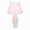 картинка LUMION 8218/1T CLASSI (В 2-Х КОРОБКАХ) LN26 471 белый, керамика/текстиль Настольная лампа Е27 1*60W 